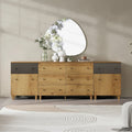 3-in-1 Dresser Chests with 8 Drawers and 2 Doors for Bedroom
