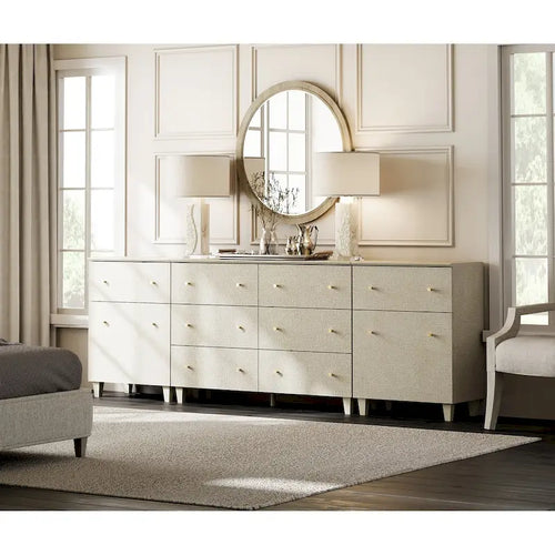 3-in-1 Dresser Chests with 8 Drawers and 2 Doors for Bedroom