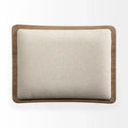 Cream Fabric Saddle Counter & Bar Stool with Gold Metal Frame