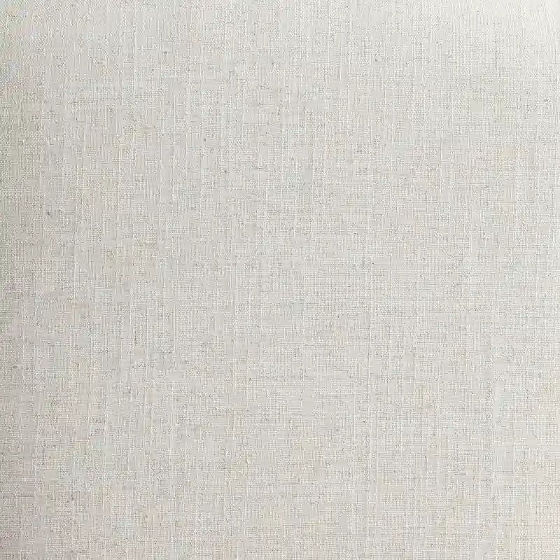 Stuhl mit Stäben und Stoffbezug sowie weißem Gestell