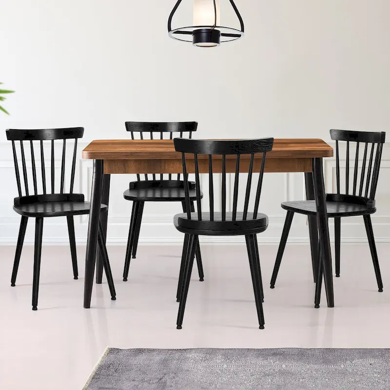 Windsor Dining Chairs with Spindle Back – Set of 2 or 4