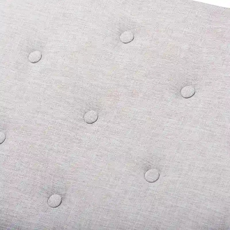 Gepolsterte Sitzbank für den Eingangsbereich im Mid-Century-Stil