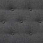 Gepolsterte Sitzbank im Mid-Century-Modern-Stil