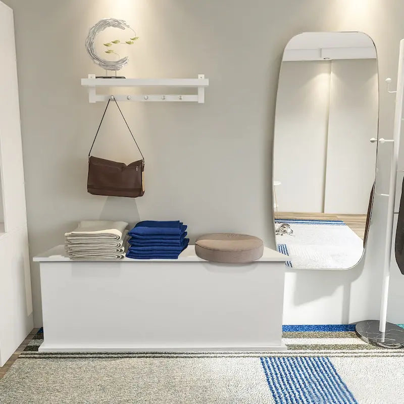 Lift-Top Storage Chest with Bench Seating