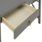 2-Drawer Writing Desk with Quatrefoil Detail