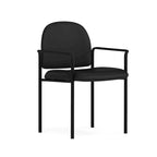 Stackable Steel Side Reception Chair with Arms