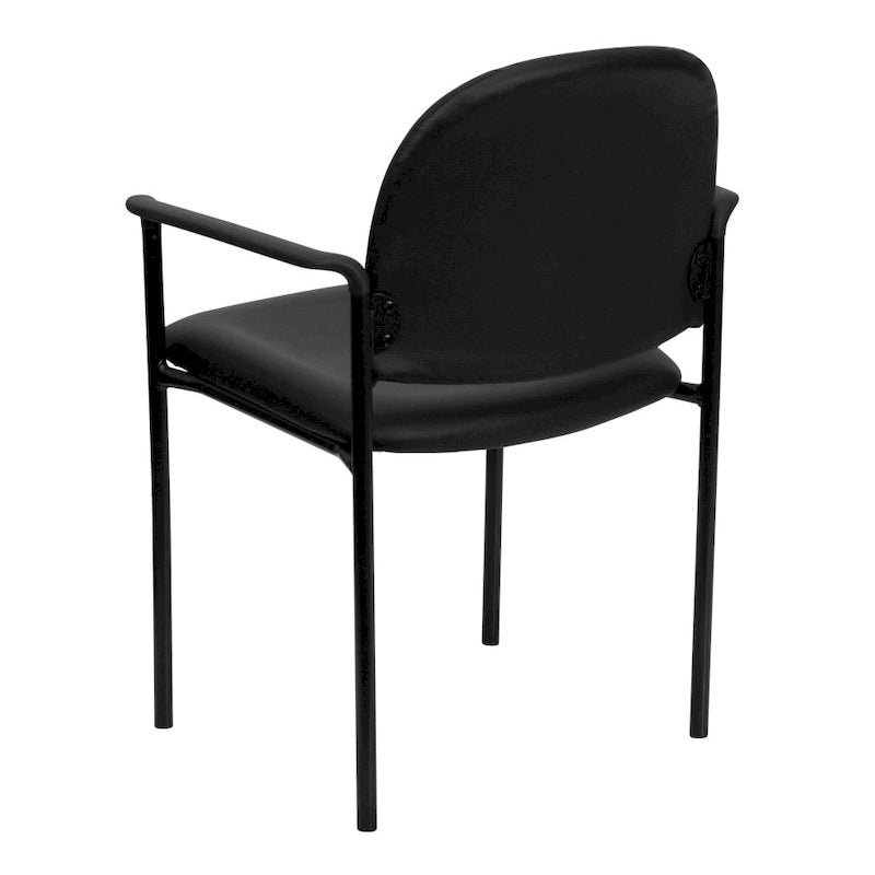 Stackable Steel Side Reception Chair with Arms