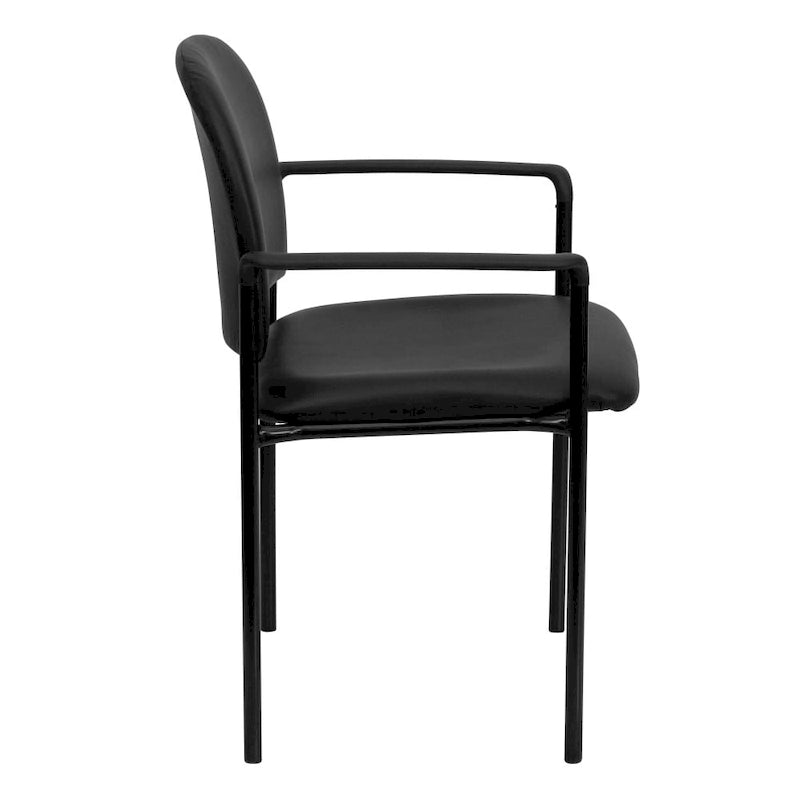Stackable Steel Side Reception Chair with Arms