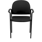 Stackable Steel Side Reception Chair with Arms