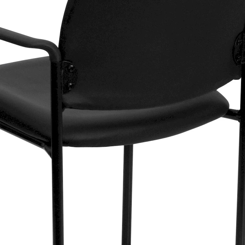 Stackable Steel Side Reception Chair with Arms