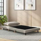 Convertible Sleep Chair with Adjustable Backrest and Hideaway Legs