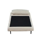 Convertible Sleep Chair with Adjustable Backrest and Hideaway Legs