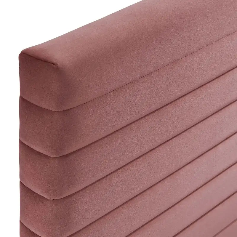 Channel Tufted Performance Velvet Full/Queen Headboard
