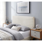 Channel Tufted Performance Velvet Full/Queen Headboard