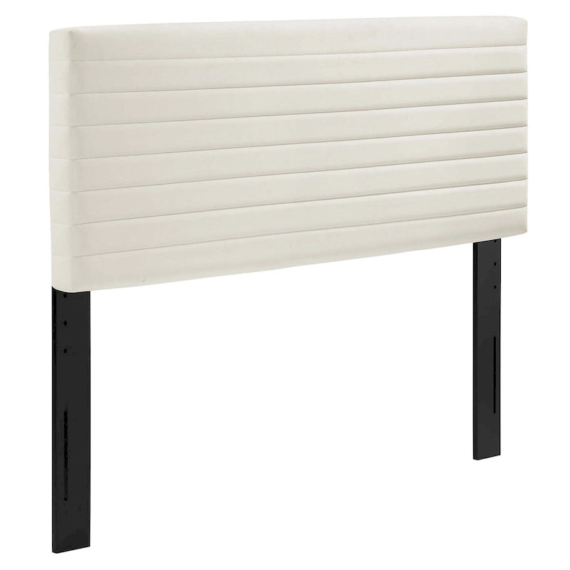 Channel Tufted Performance Velvet Full/Queen Headboard