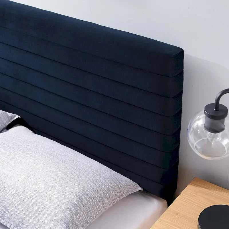 Channel Tufted Performance Velvet Full/Queen Headboard