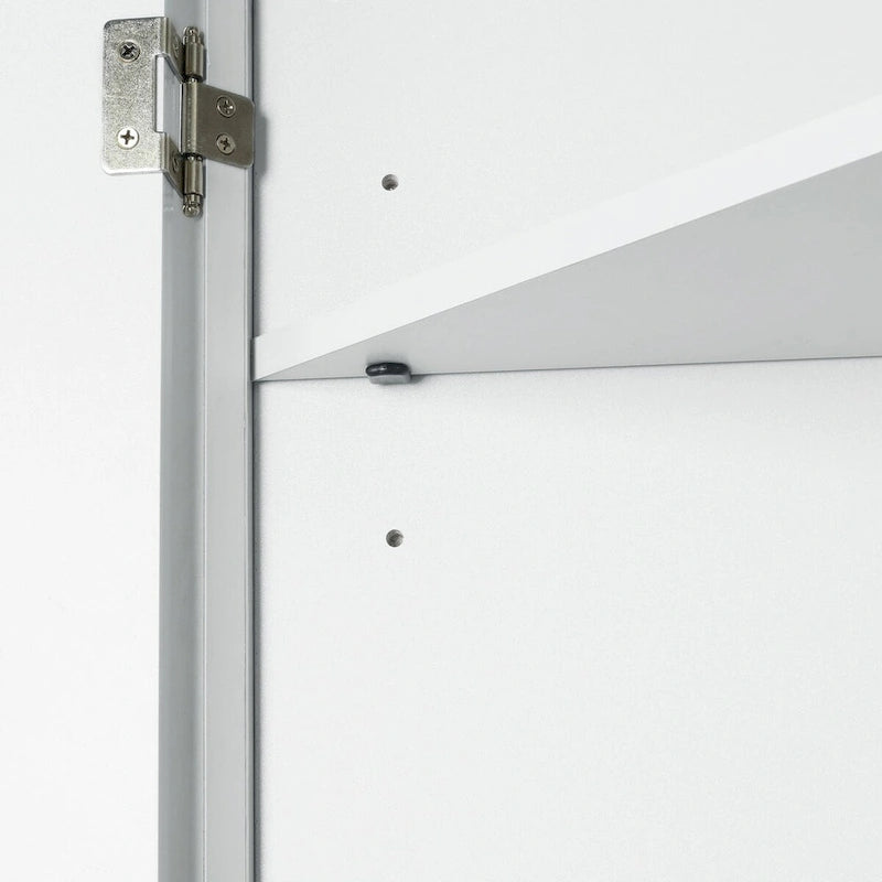 32-Inch 2-Door Corner Cabinet with Adjustable Shelves
