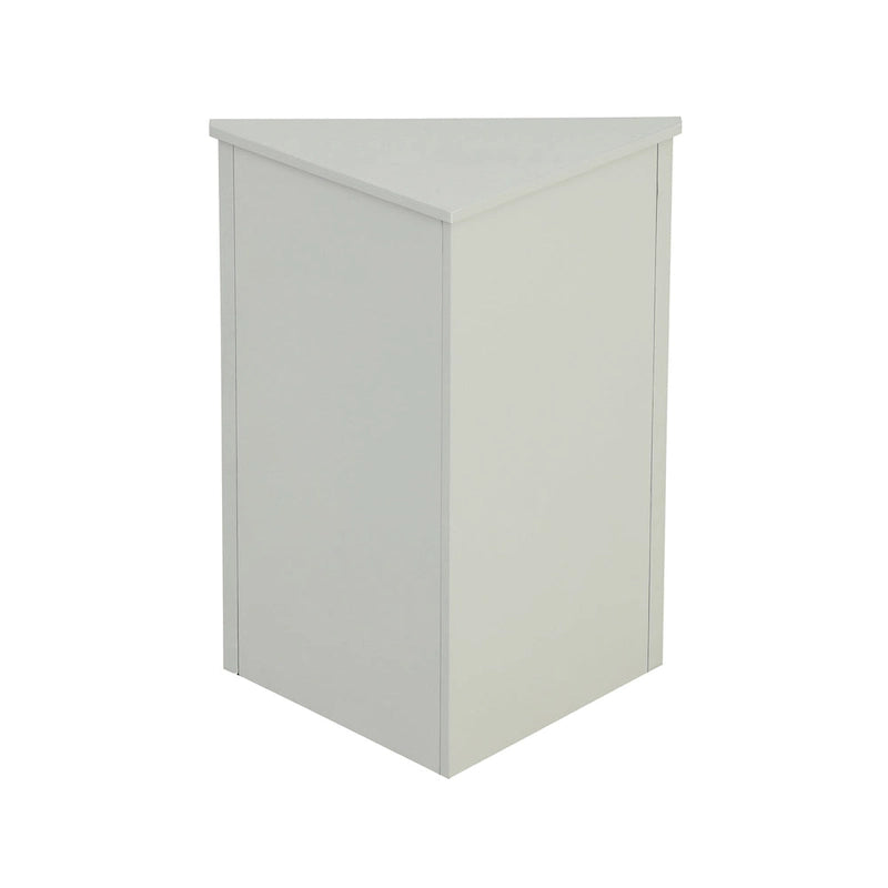 32-Inch 2-Door Corner Cabinet with Adjustable Shelves