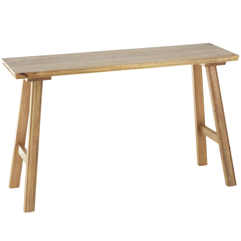 Handgefertigte Bank aus Mangoholz – Braun