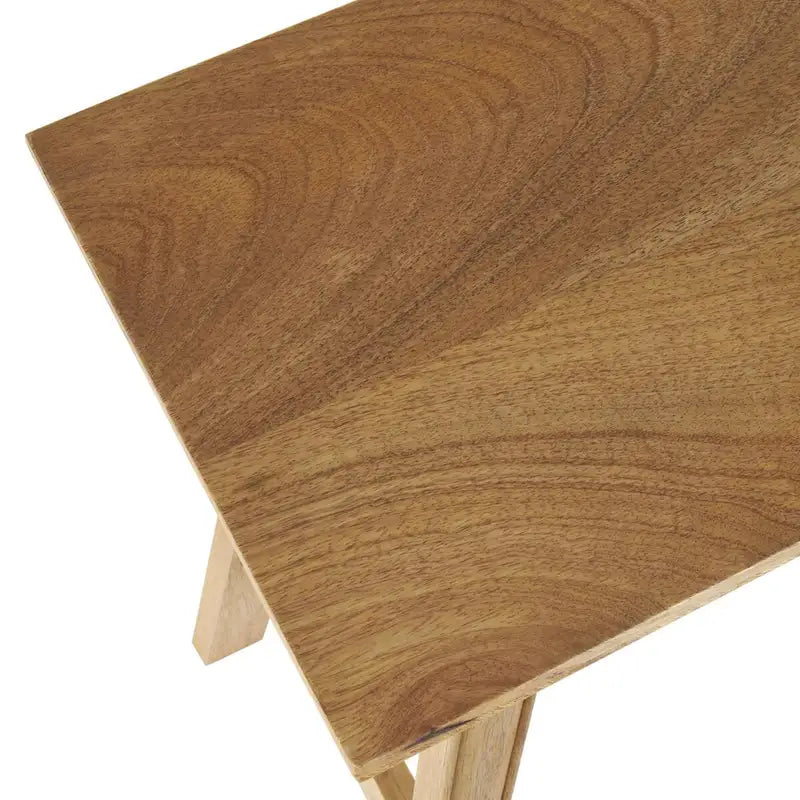 Handgefertigte Bank aus Mangoholz – Braun